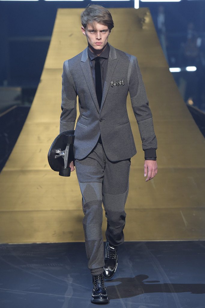 Jordy Baan featured in  the Philipp Plein fashion show for Autumn/Winter 2016