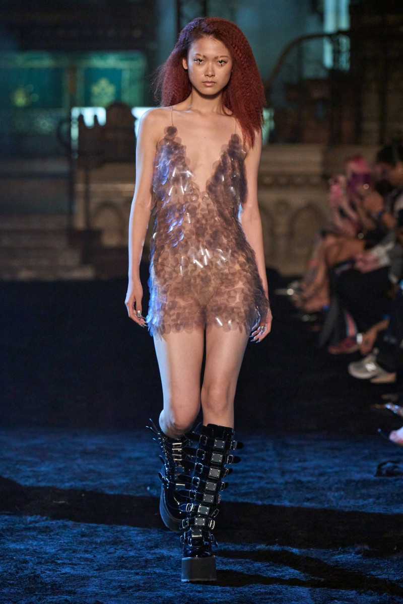 Fanfan Jinghan featured in  the Christian Cowan fashion show for Spring/Summer 2024
