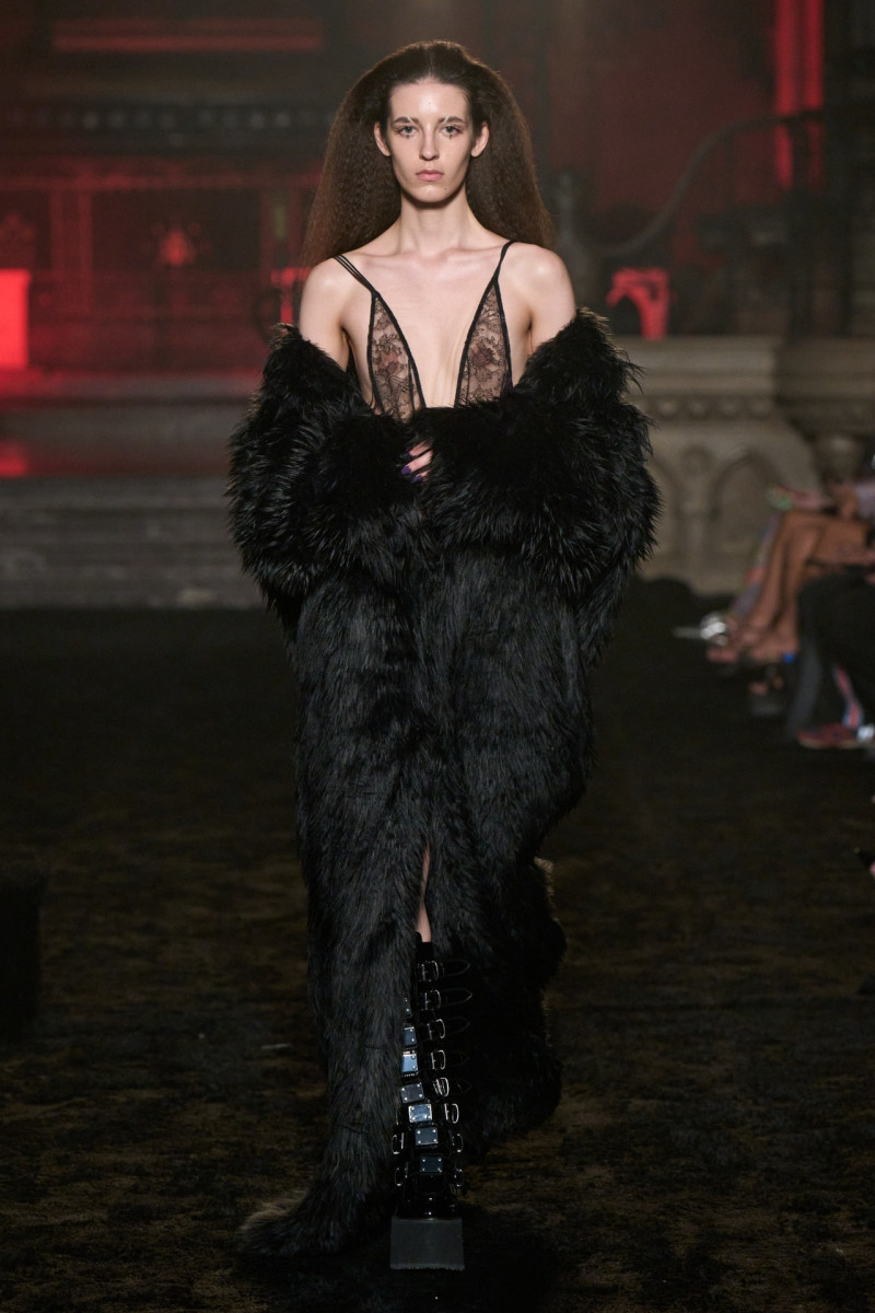 Valery Sergeeva featured in  the Christian Cowan fashion show for Spring/Summer 2024