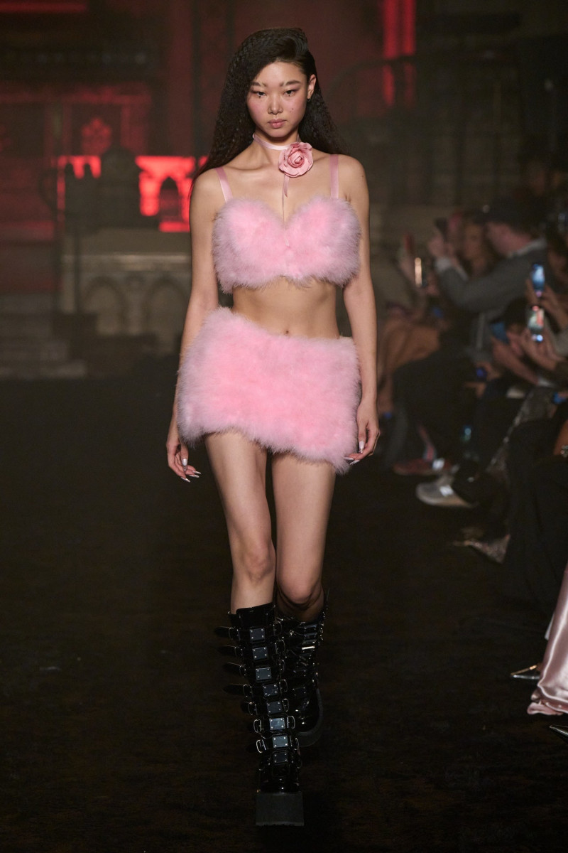 Yoon Young Bae featured in  the Christian Cowan fashion show for Spring/Summer 2024