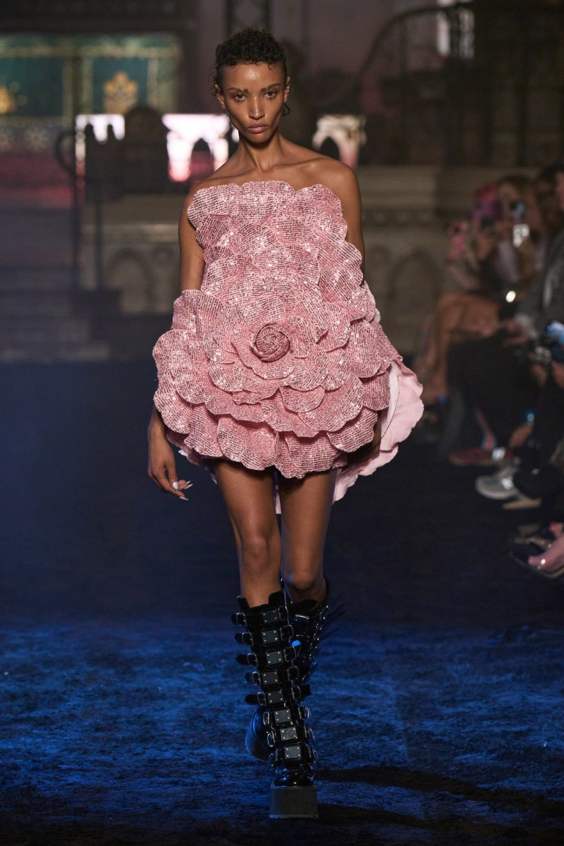 Georgia Palmer featured in  the Christian Cowan fashion show for Spring/Summer 2024