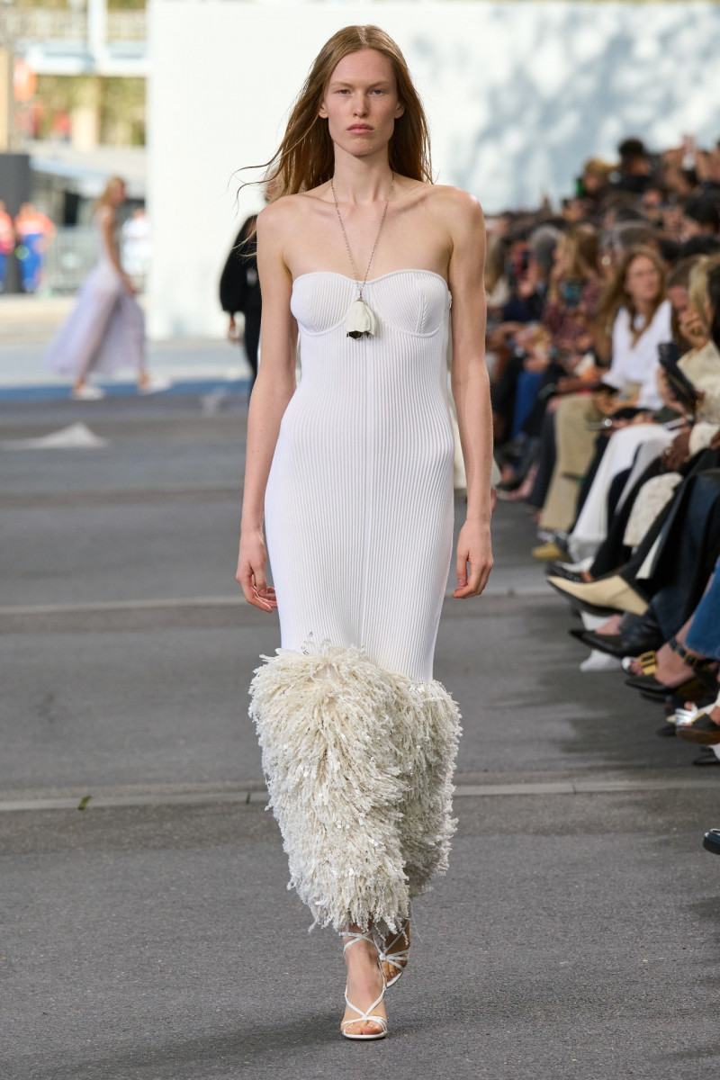 Leanne de Haan featured in  the Chloe fashion show for Spring/Summer 2024