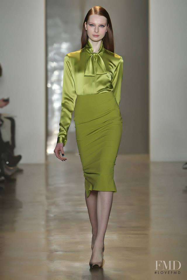 Dasha Gold featured in  the Cushnie Et Ochs fashion show for Autumn/Winter 2014