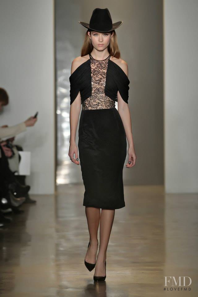 Josephine Skriver featured in  the Cushnie Et Ochs fashion show for Autumn/Winter 2014