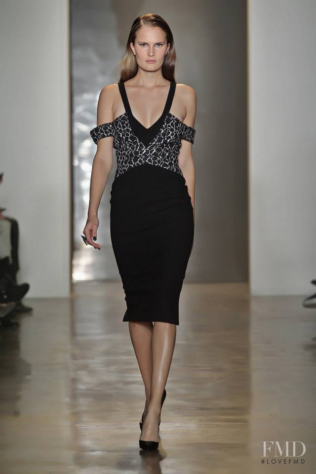 Alla Kostromicheva featured in  the Cushnie Et Ochs fashion show for Autumn/Winter 2014