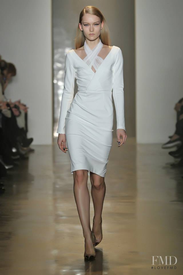 Katerina Ryabinkina featured in  the Cushnie Et Ochs fashion show for Autumn/Winter 2014