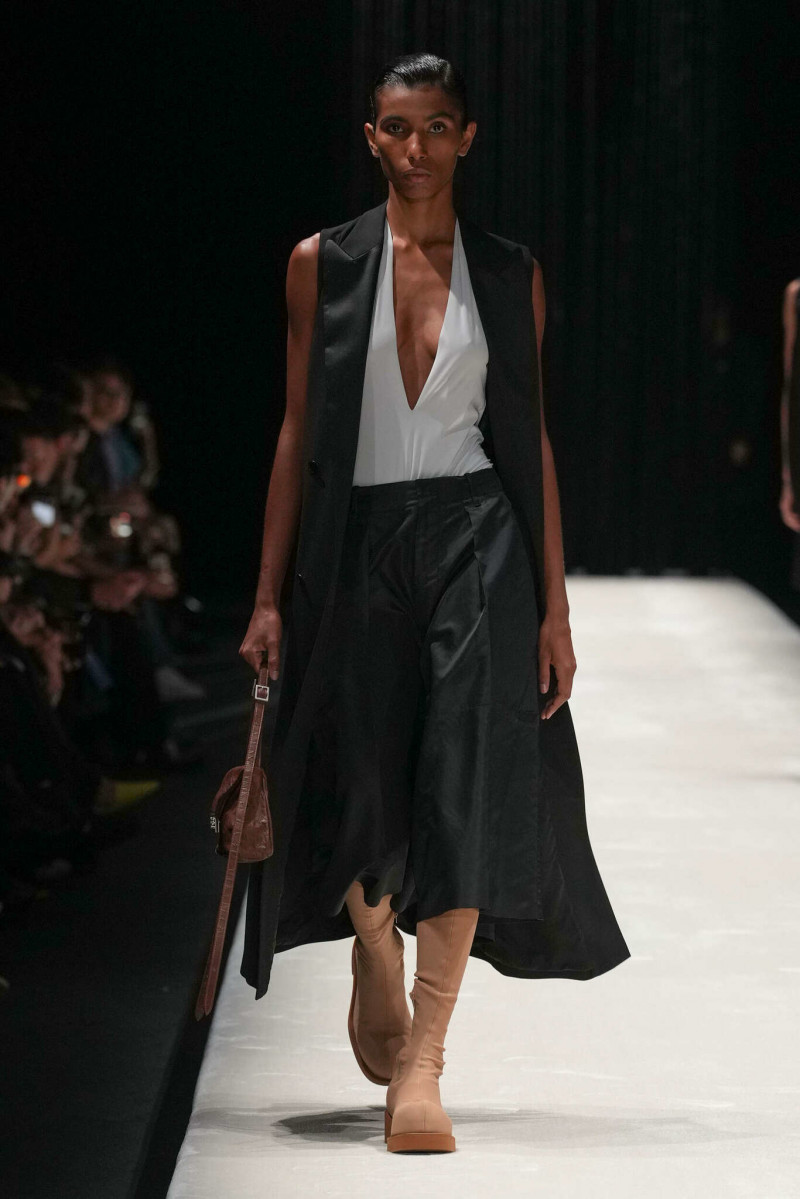 Carliane Paixao featured in  the MM6 Maison Martin Margiela fashion show for Spring/Summer 2024