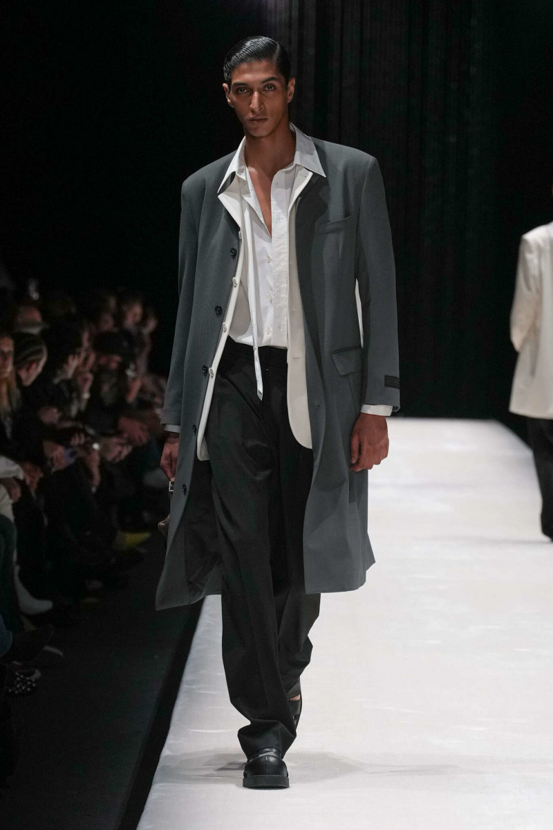 Nizar Talal featured in  the MM6 Maison Martin Margiela fashion show for Spring/Summer 2024