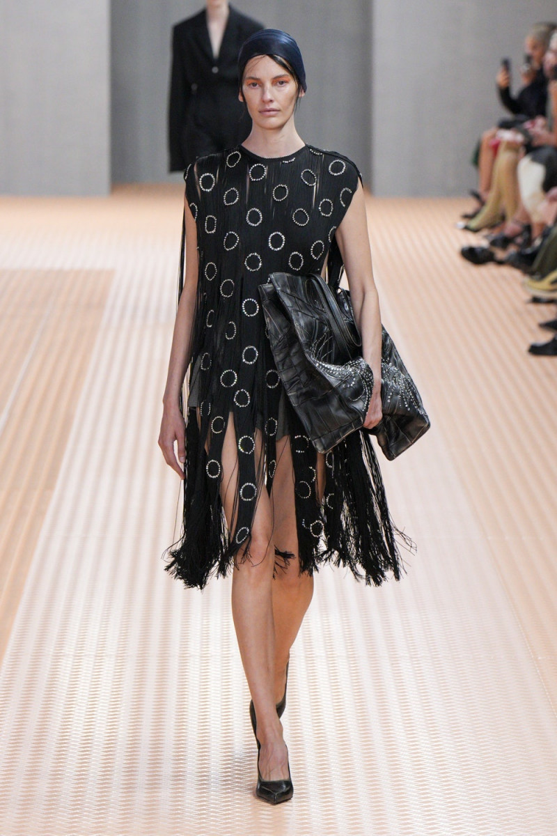 Amanda Murphy featured in  the Prada fashion show for Spring/Summer 2024