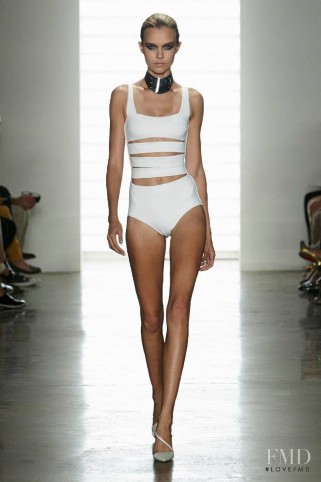 Josephine Skriver featured in  the Cushnie Et Ochs fashion show for Spring/Summer 2014