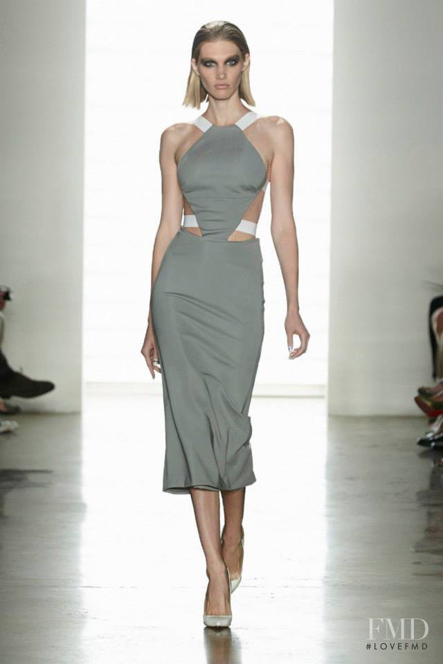 Irina Nikolaeva featured in  the Cushnie Et Ochs fashion show for Spring/Summer 2014