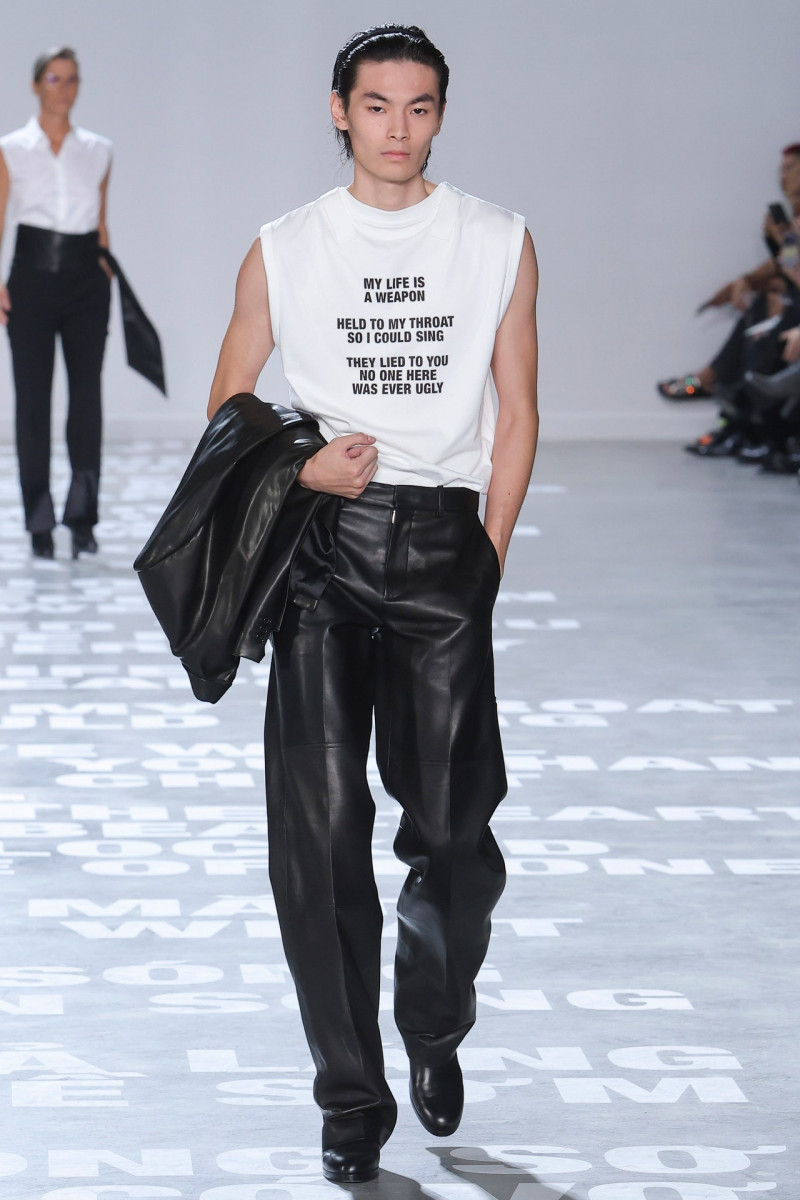 Helmut Lang fashion show for Spring/Summer 2024