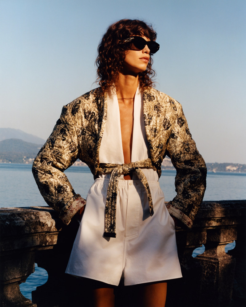 Mica Arganaraz featured in  the Louis Vuitton Louis Vuitton Women\'s Cruise 2024 Campaign advertisement for Cruise 2024