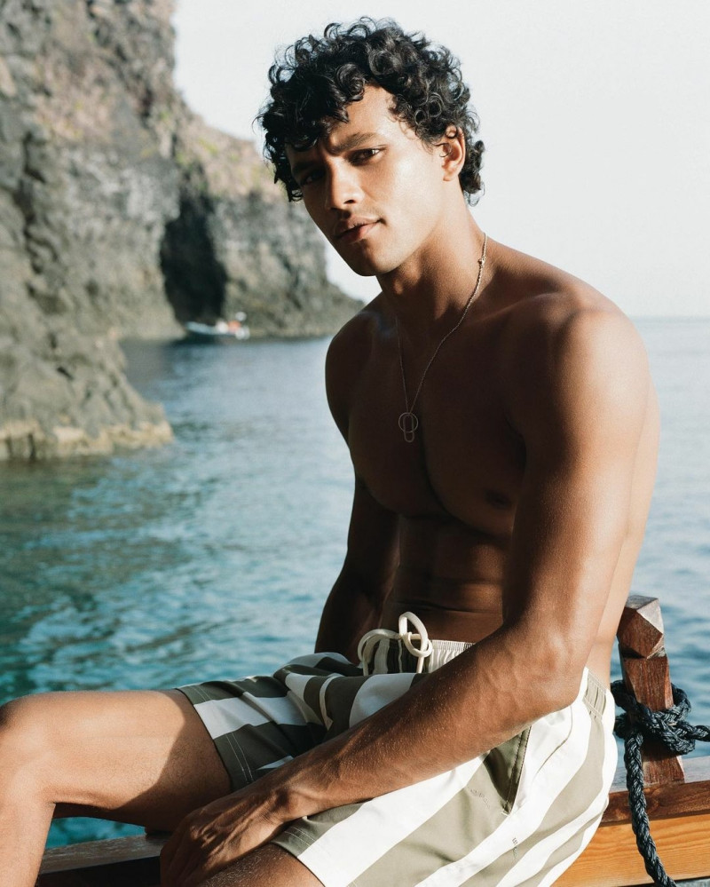 Mehdi Douache featured in  the Marc O‘Polo advertisement for Summer 2023