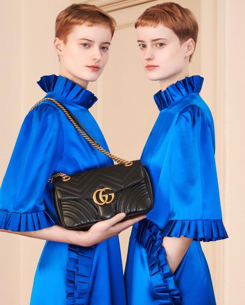 Meerle Haket featured in  the Gucci advertisement for Spring/Summer 2023