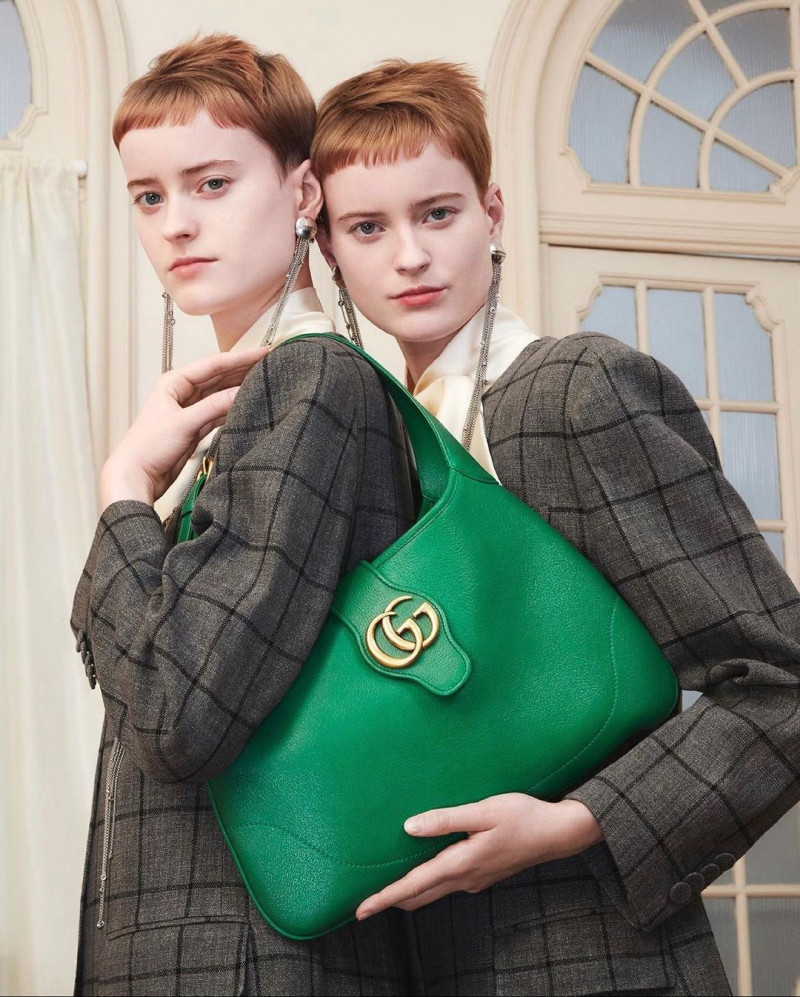 Meerle Haket featured in  the Gucci advertisement for Spring/Summer 2023