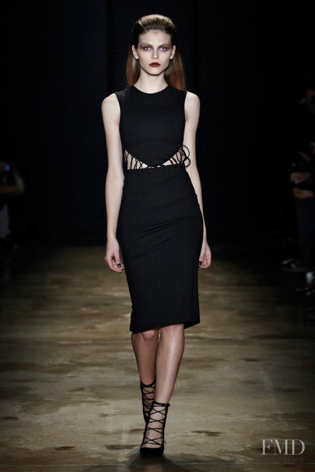 Karlina Caune featured in  the Cushnie Et Ochs fashion show for Autumn/Winter 2013