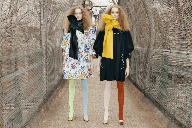 Meerle Haket featured in  the The Marc Jacobs advertisement for Pre-Fall 2019