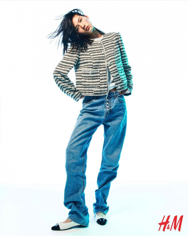 Xie Jia Yun featured in  the H&M lookbook for Spring/Summer 2023