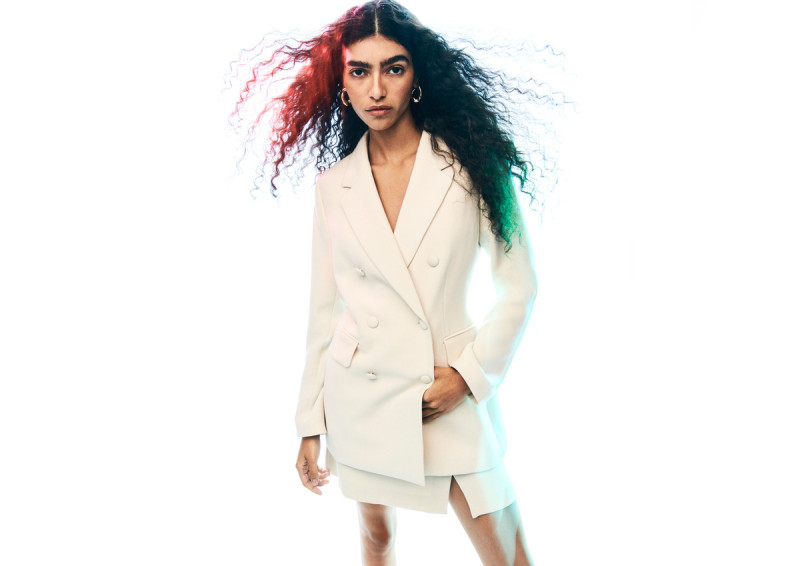 Anita Pozzo featured in  the H&M lookbook for Spring/Summer 2023