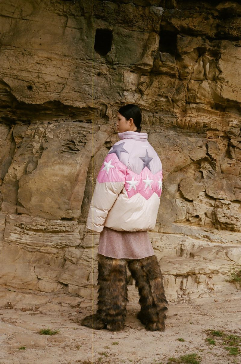 Maggie Yu featured in  the Farfetch Into the Wild lookbook for Autumn/Winter 2021