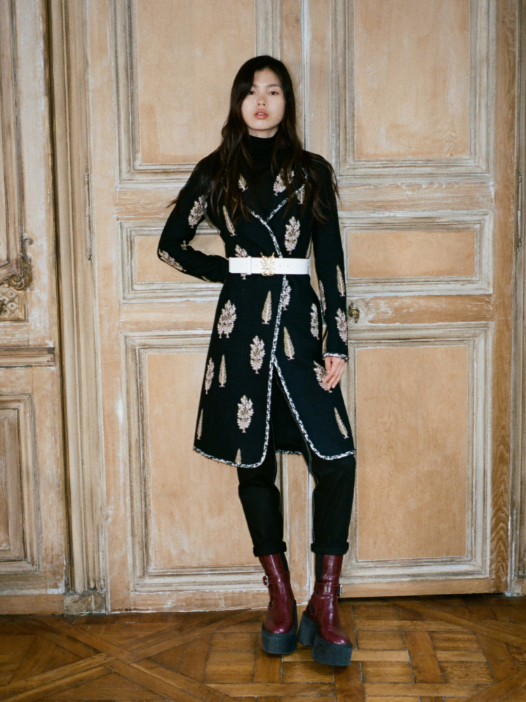 Maggie Yu featured in  the Giambattista Valli advertisement for Pre-Fall 2021