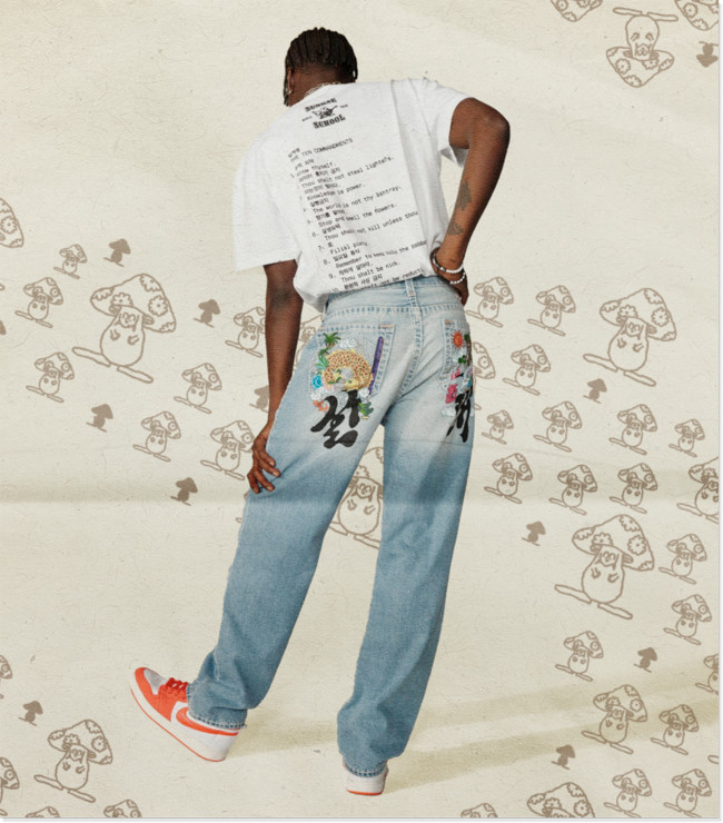 True Religion x Sundae School lookbook for Winter 2022