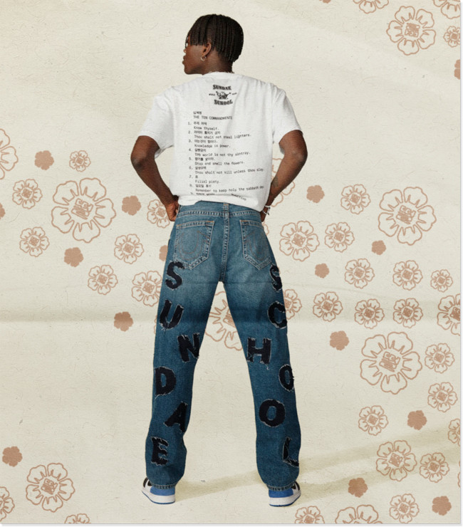 True Religion x Sundae School lookbook for Winter 2022