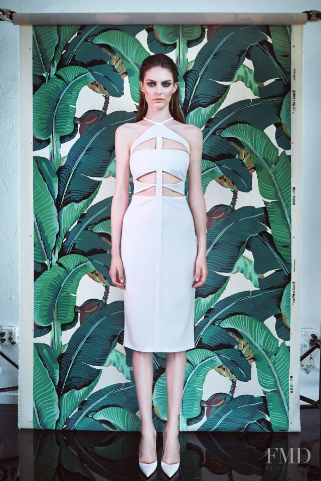 Auguste Abeliunaite featured in  the Cushnie Et Ochs fashion show for Resort 2015