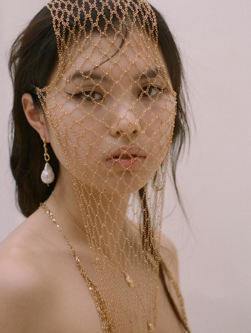 Maggie Yu featured in  the Alighieri Bridal advertisement for Summer 2021