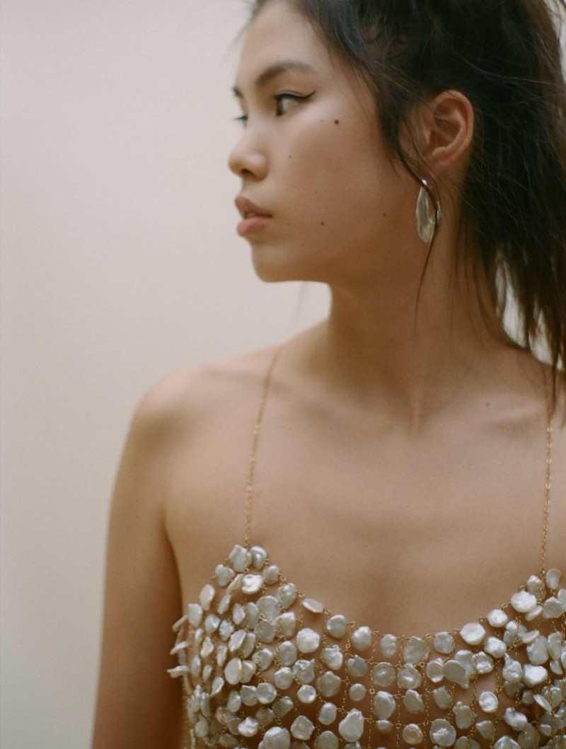 Maggie Yu featured in  the Alighieri Bridal advertisement for Summer 2021