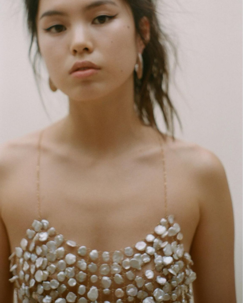 Maggie Yu featured in  the Alighieri Bridal advertisement for Summer 2021