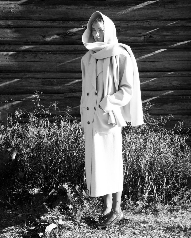 Elsa Hosk featured in  the Helsa lookbook for Autumn/Winter 2023