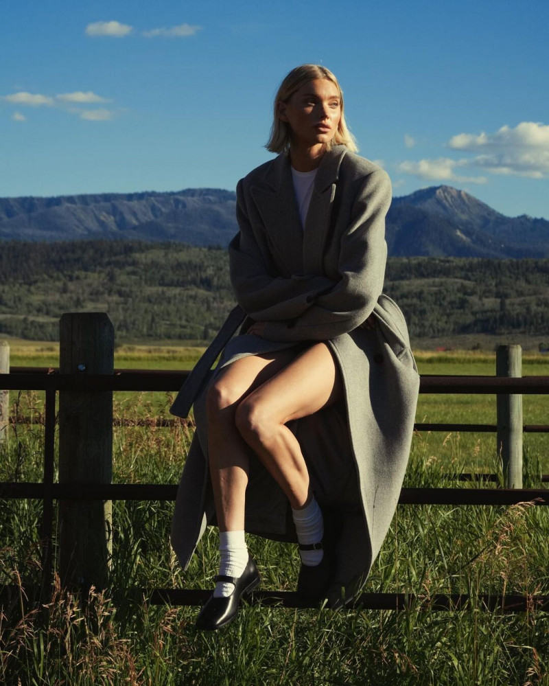 Elsa Hosk featured in  the Helsa lookbook for Autumn/Winter 2023