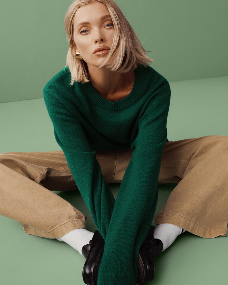 Elsa Hosk featured in  the Gap Gifted lookbook for Fall 2023