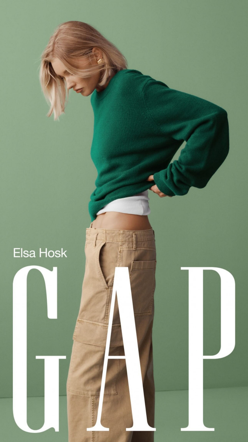 Elsa Hosk featured in  the Gap Gifted lookbook for Fall 2023