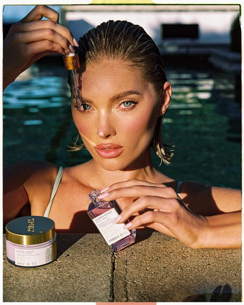 Elsa Hosk featured in  the Truly Beauty advertisement for Autumn/Winter 2023