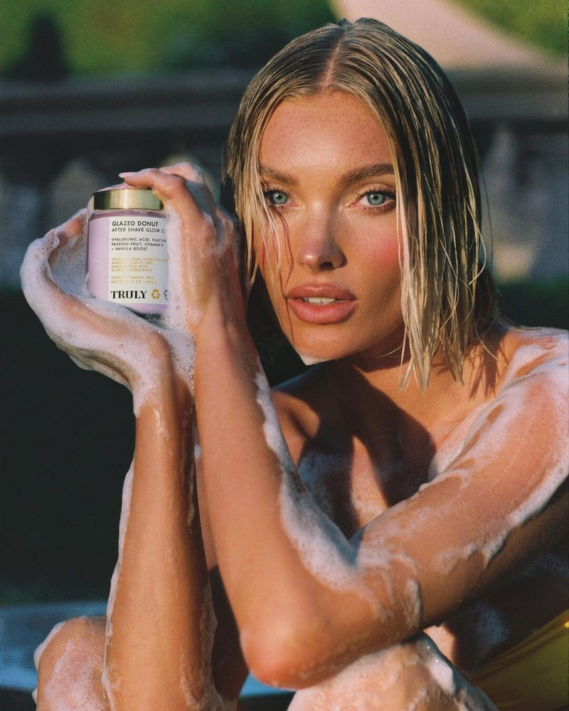 Elsa Hosk featured in  the Truly Beauty advertisement for Autumn/Winter 2023