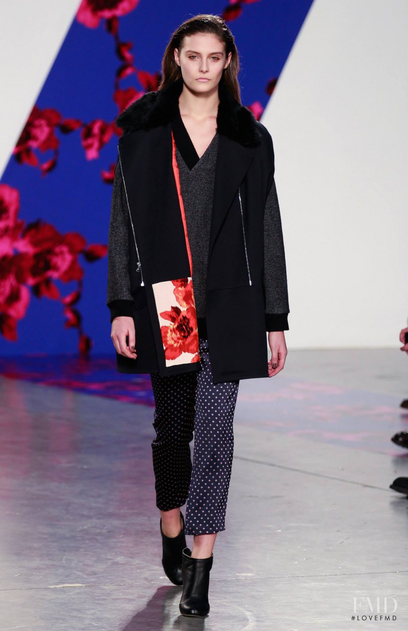 Charlotte Wiggins featured in  the Thakoon fashion show for Autumn/Winter 2014