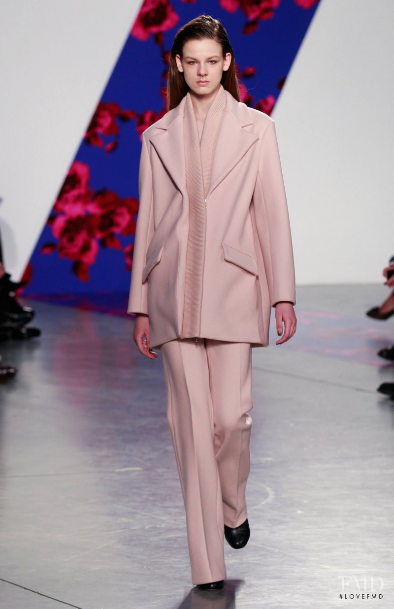 Joanna Tatarka featured in  the Thakoon fashion show for Autumn/Winter 2014