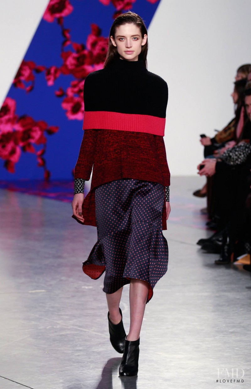 Kate Goodling featured in  the Thakoon fashion show for Autumn/Winter 2014