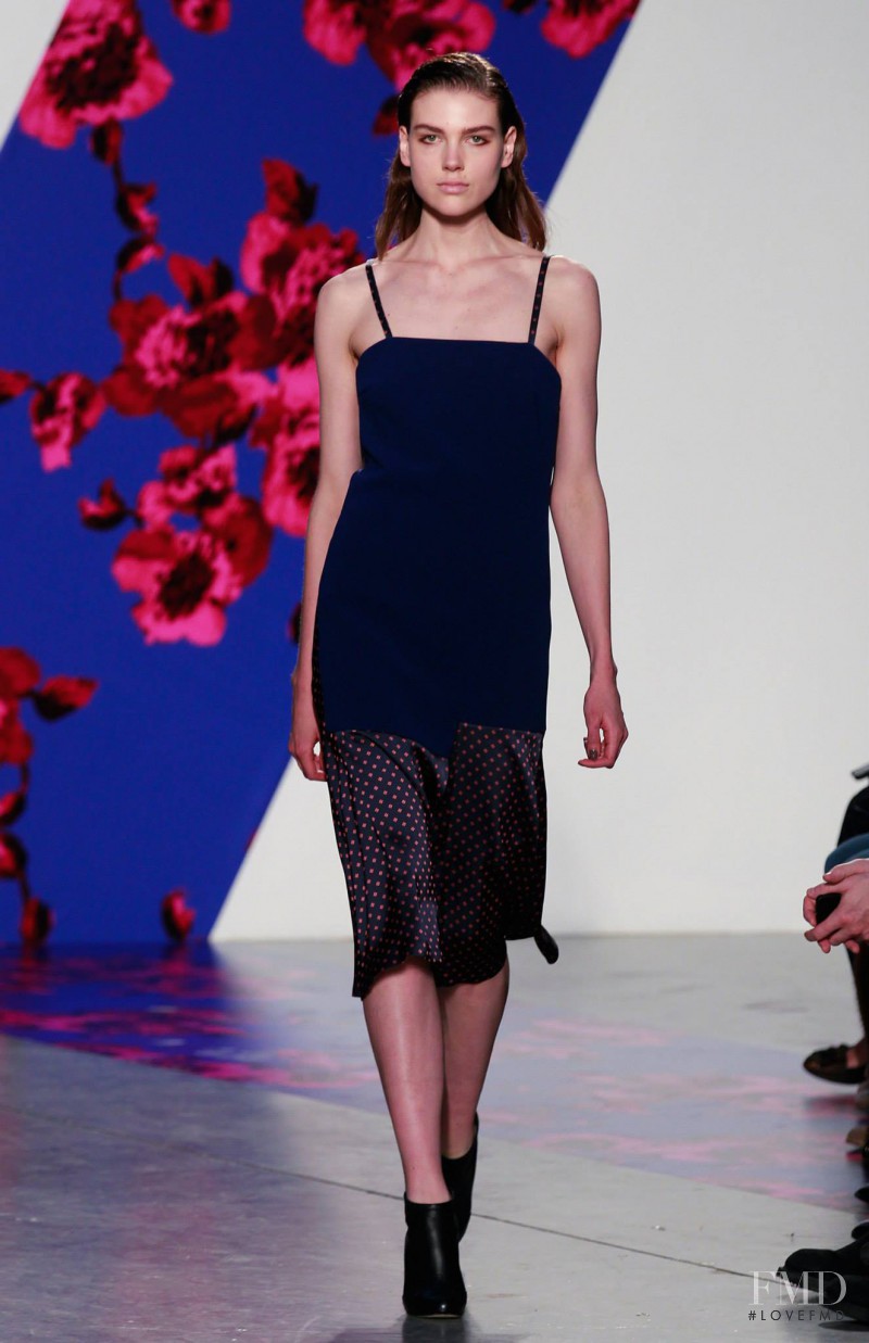 Emma Champtaloup featured in  the Thakoon fashion show for Autumn/Winter 2014
