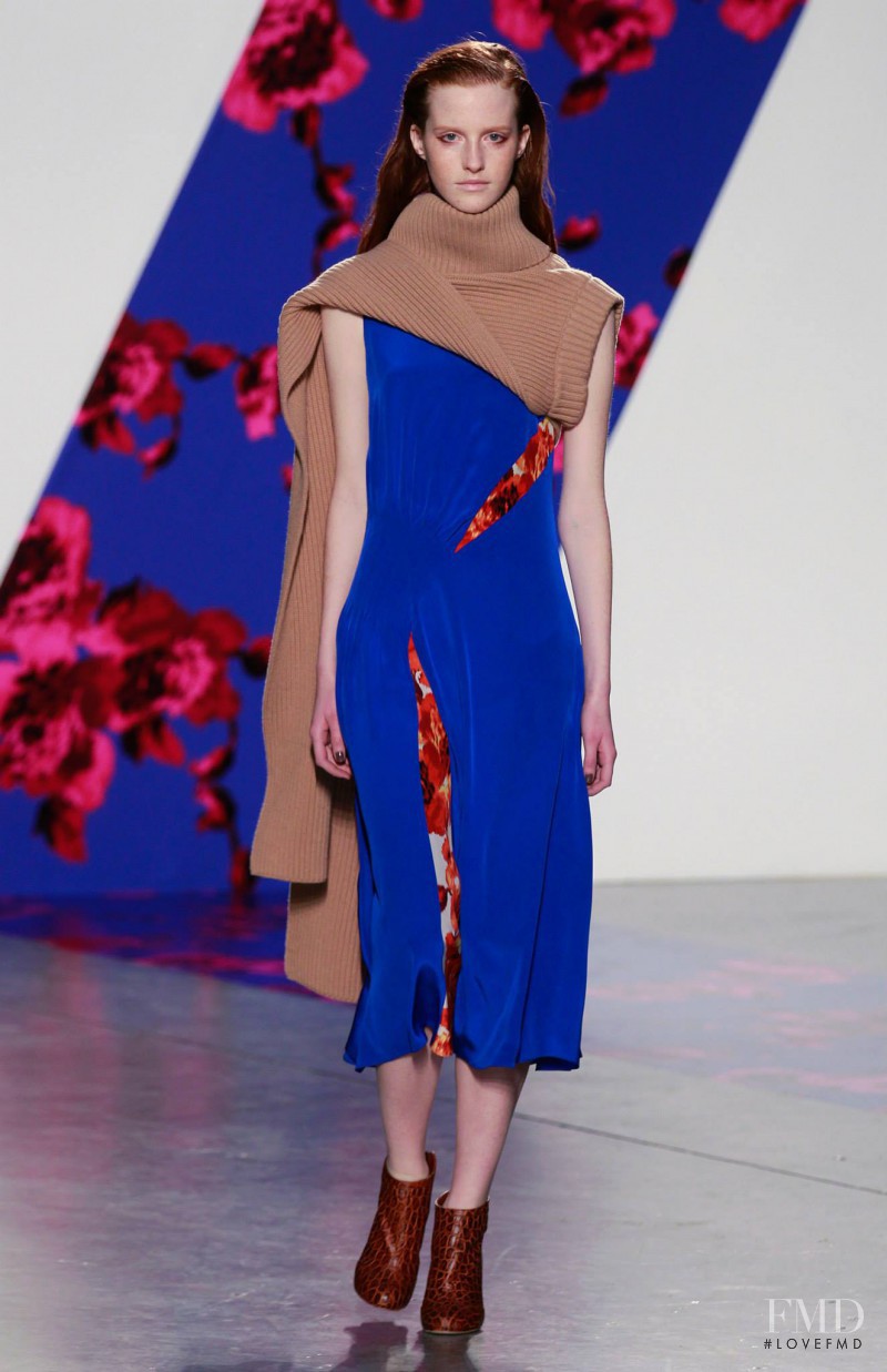 Magdalena Jasek featured in  the Thakoon fashion show for Autumn/Winter 2014
