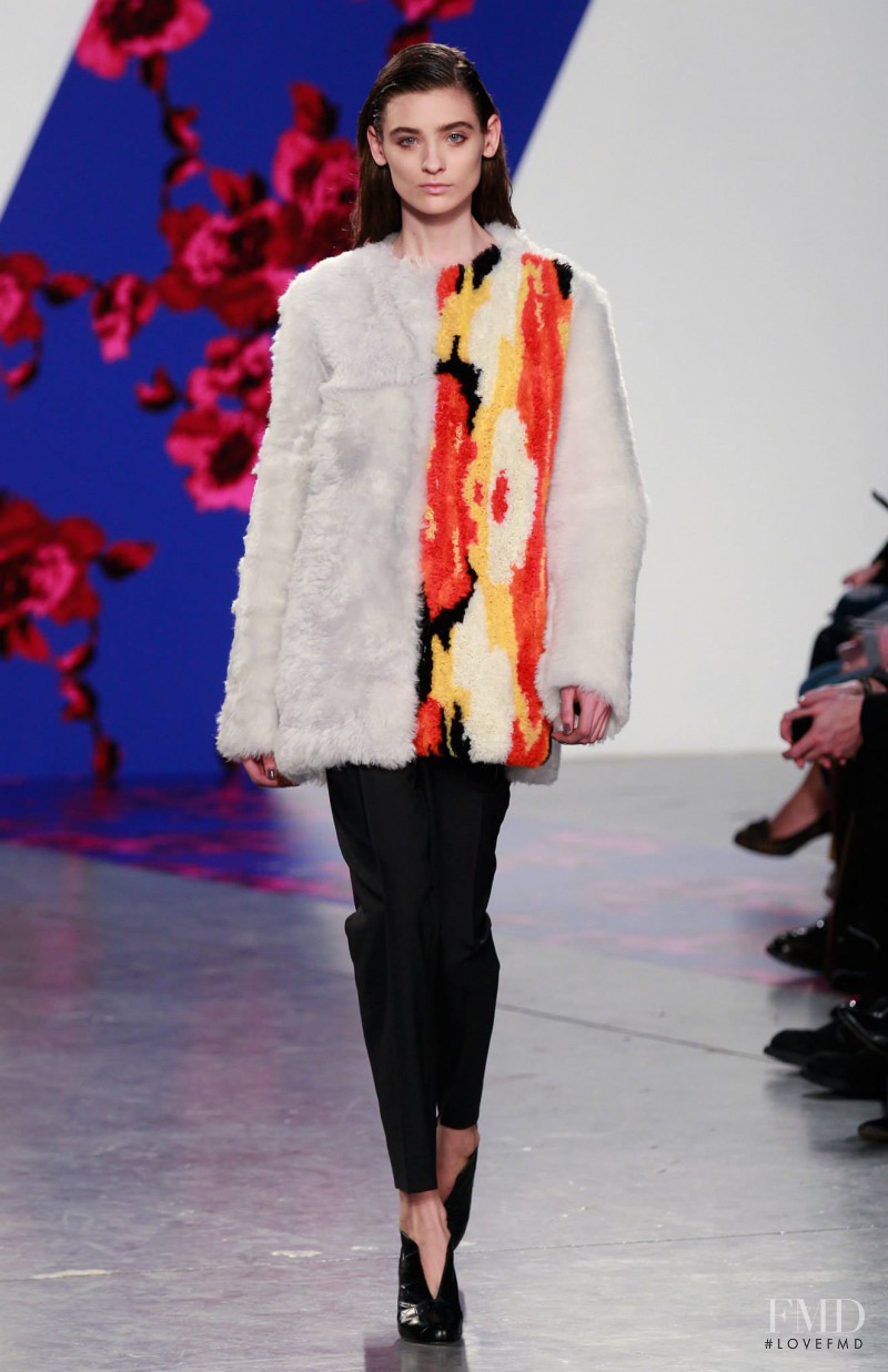 Carolina Thaler featured in  the Thakoon fashion show for Autumn/Winter 2014