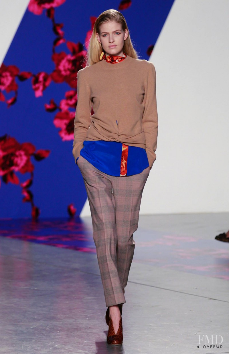 Louise Parker featured in  the Thakoon fashion show for Autumn/Winter 2014