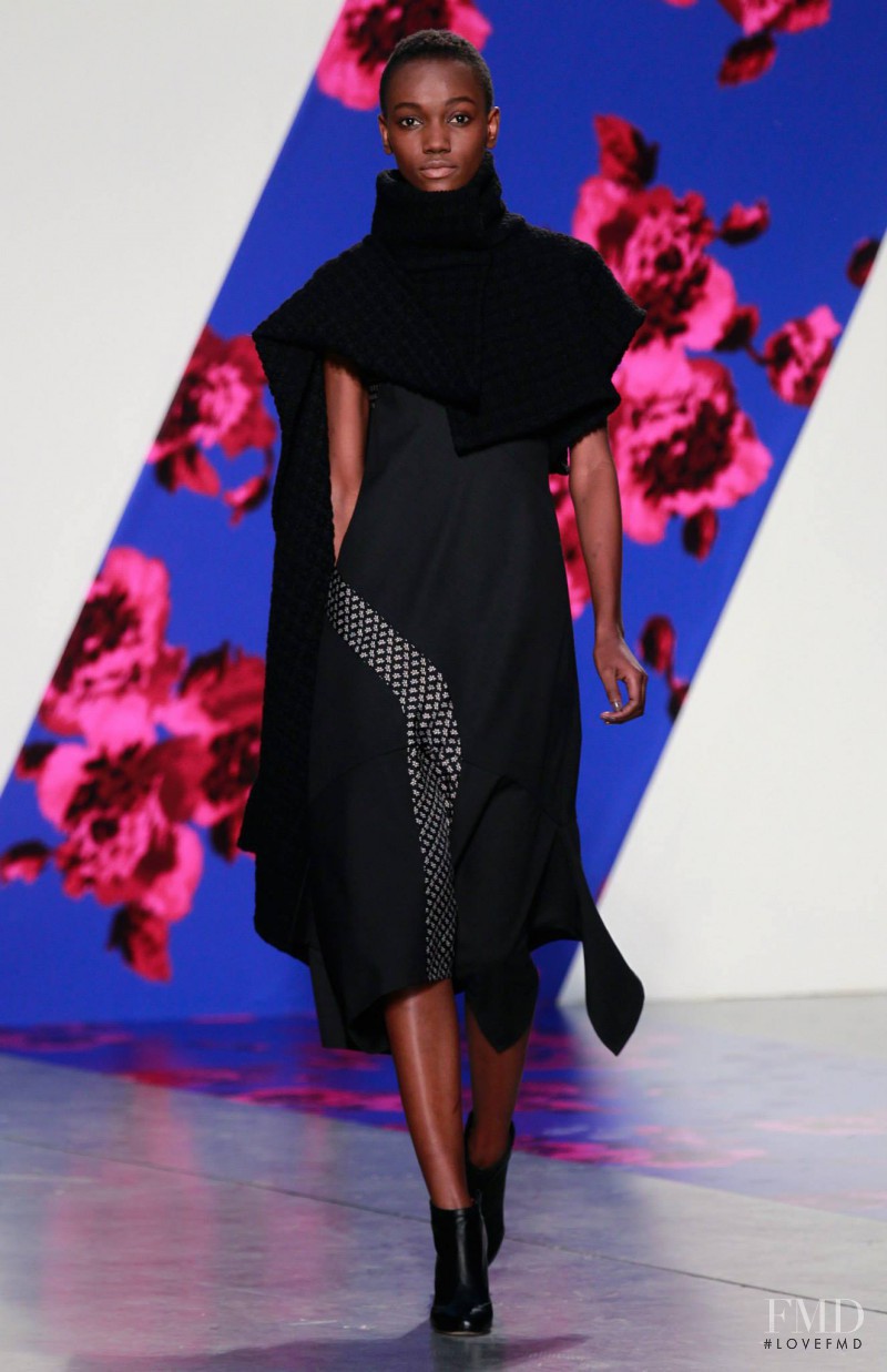 Herieth Paul featured in  the Thakoon fashion show for Autumn/Winter 2014