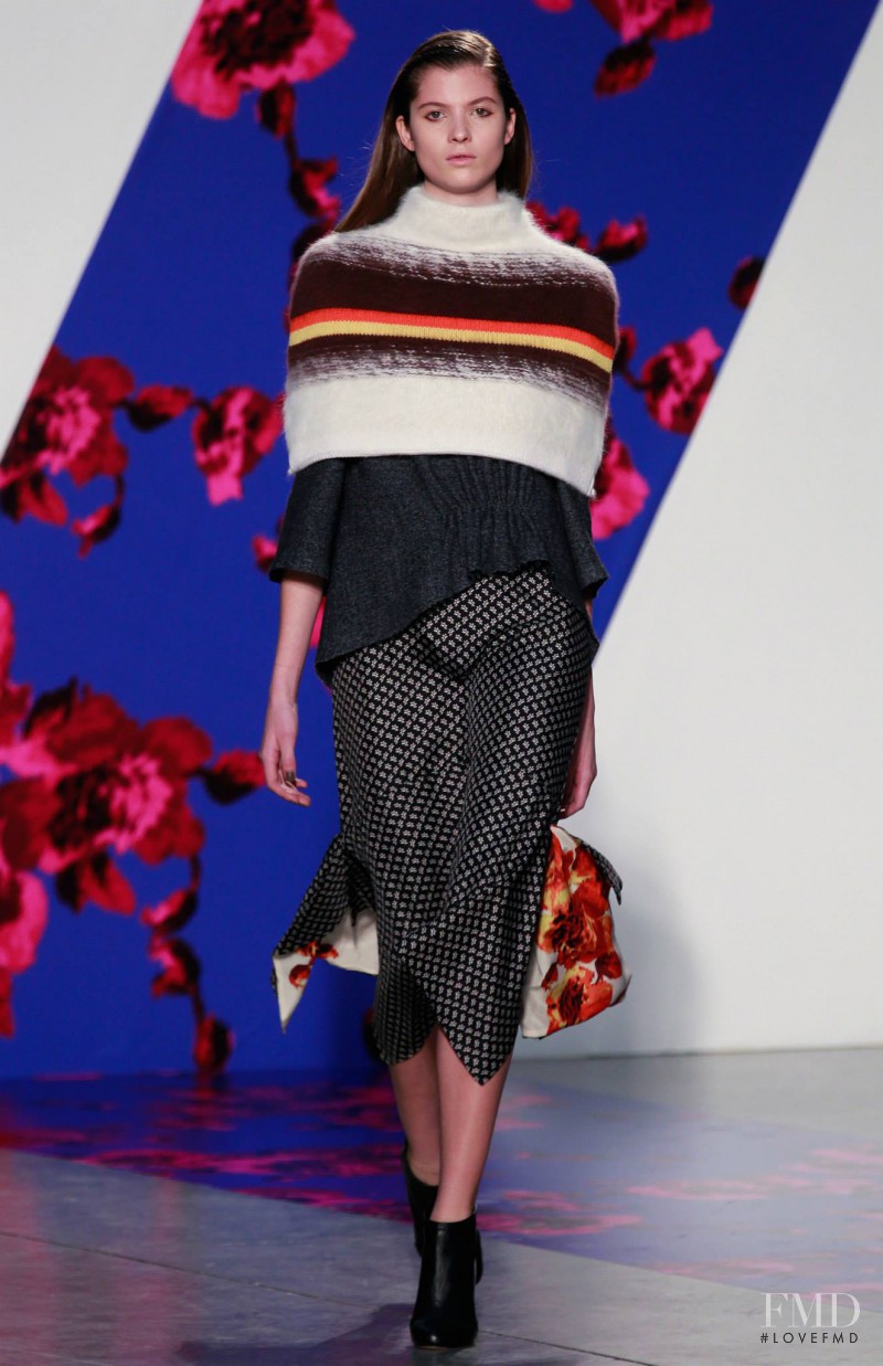 Estee Rammant featured in  the Thakoon fashion show for Autumn/Winter 2014