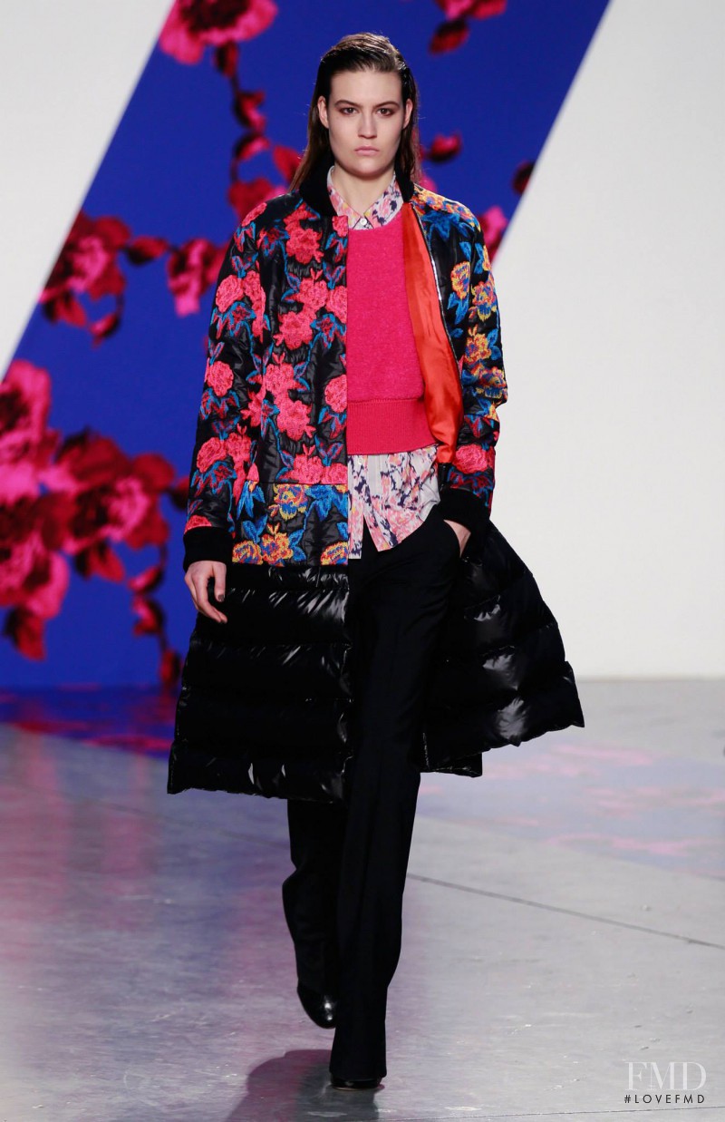 Maria Bradley featured in  the Thakoon fashion show for Autumn/Winter 2014