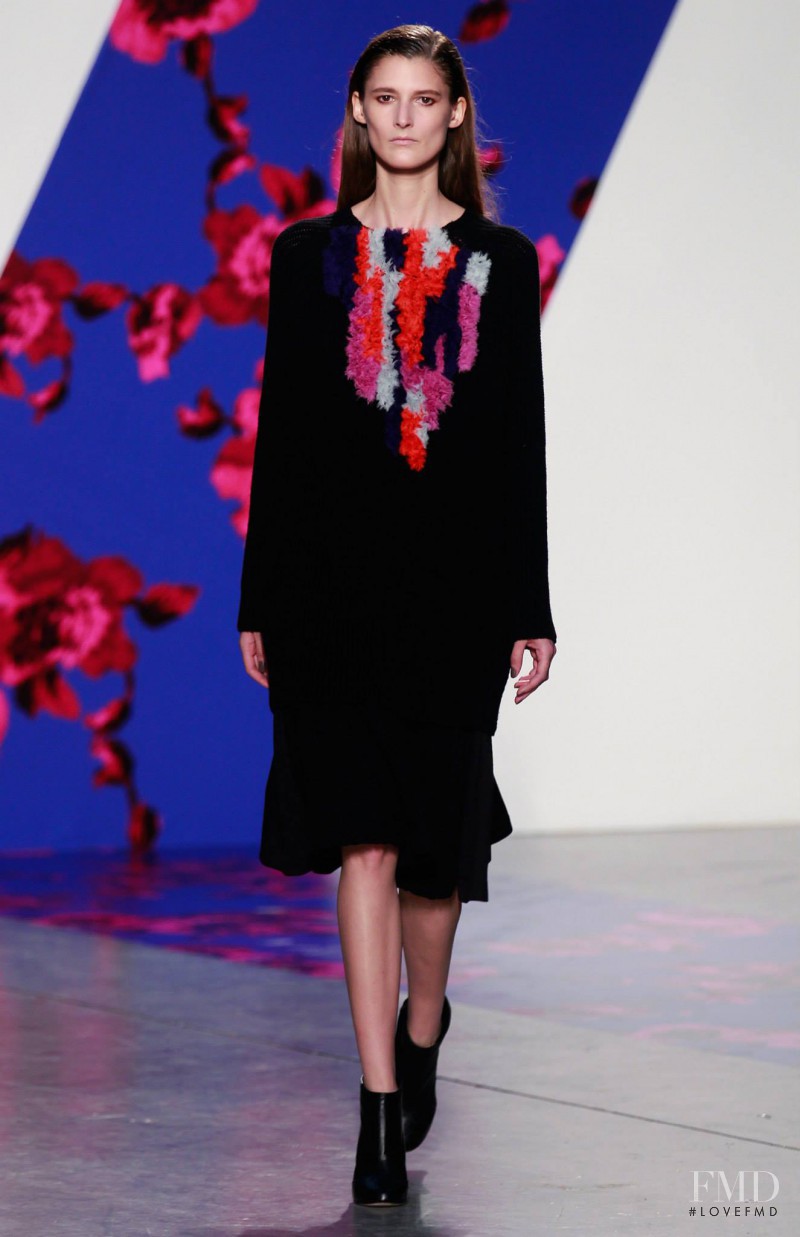 Marie Piovesan featured in  the Thakoon fashion show for Autumn/Winter 2014