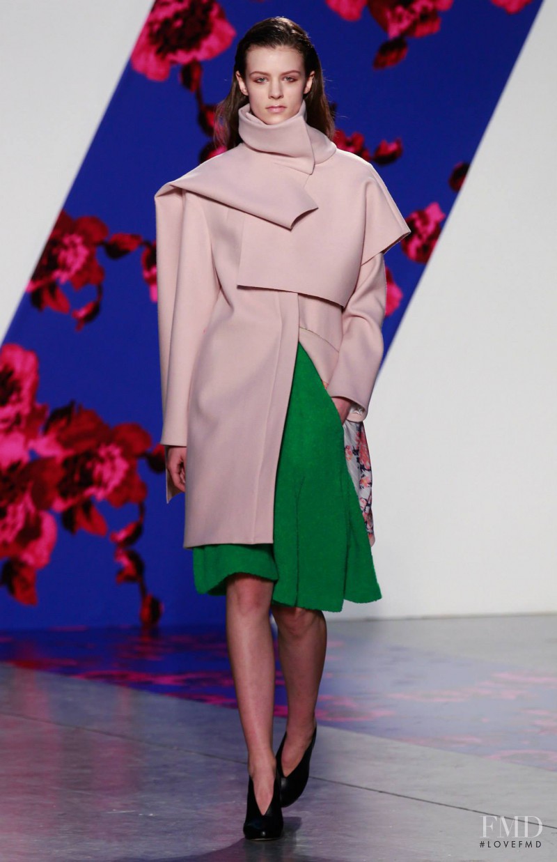 Kayley Chabot featured in  the Thakoon fashion show for Autumn/Winter 2014
